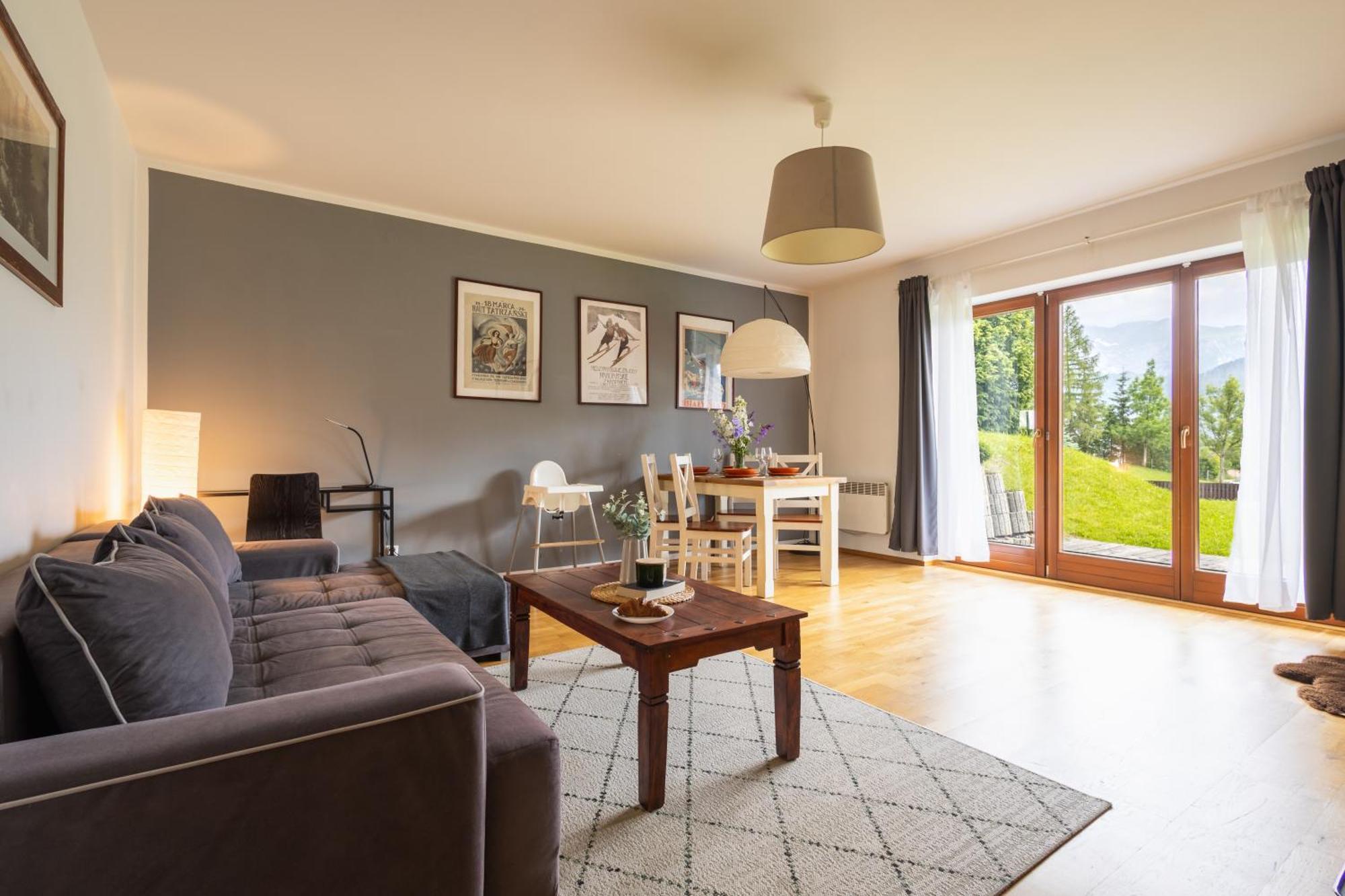 Apartament Poludniowy Z Widokiem- Sauna, Jacuzzi, Kominek Kościelisko Exteriör bild
